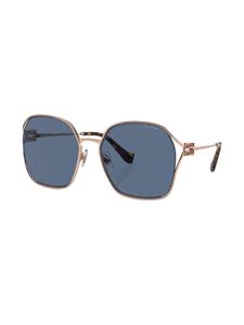 Miu Miu Eyewear Zonnebril met oversized montuur - Roze