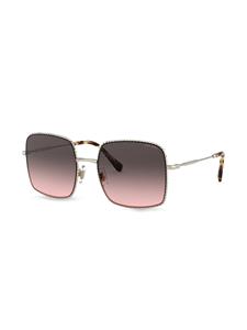 Miu Miu Eyewear Zonnebril met vierkant montuur - Roze