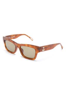 Zadig & Voltaire Zonnebril met schildpadschild design - Bruin