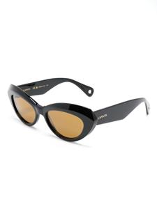 Lanvin Zonnebril met cat-eye montuur - Zwart