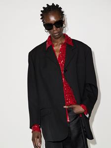 Balenciaga Eyewear Dynasty zonnebril met vierkant montuur - Zwart