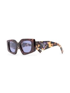 Prada Eyewear Zonnebril met vierkant montuur - Bruin