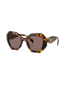 Prada Eyewear Zonnebril met schildpadschild design - Bruin