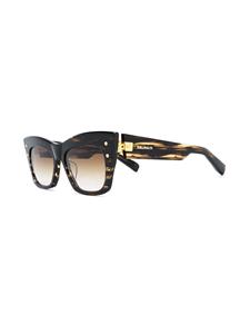 Balmain Eyewear B-II zonnebril met kattenoog montuur - Bruin