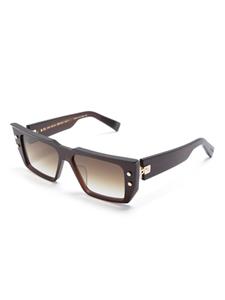 Balmain Eyewear Zonnebril met cat-eye montuur - Bruin