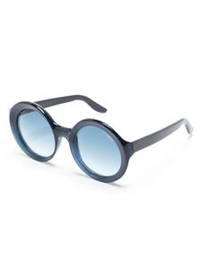 Carolina zonnebril met rond montuur - Blauw