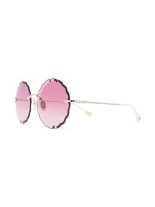 Chloé Eyewear Rosie zonnebril met rond montuur - Goud