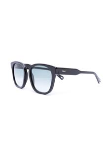 Chloé Eyewear Xena zonnebril met rond montuur - Zwart