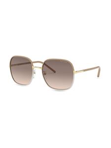 Prada Eyewear Zonnebril met vierkant montuur - Beige