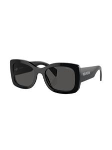 Prada Eyewear Zonnebril met vierkant montuur - Zwart
