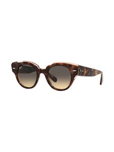 Ray-Ban Zonnebril met rond montuur - Bruin