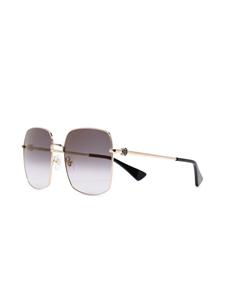 Cartier Eyewear Zonnebril met oversized montuur - Goud