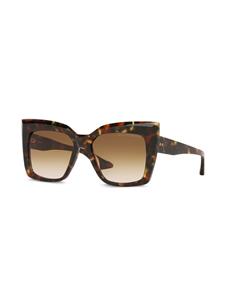 Dita Eyewear Telemaker zonnebril met vierkant montuur - Bruin