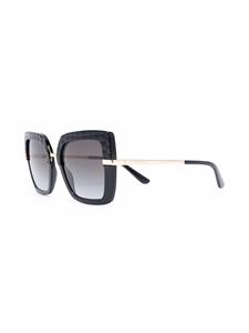 Dolce & Gabbana Eyewear Zonnebril met vierkant montuur - Zwart