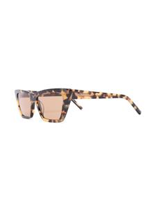 Saint Laurent Eyewear Mica zonnebril met cat-eye montuur - Bruin