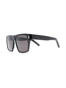 Saint Laurent Eyewear Zonnebril met vierkant montuur - Zwart