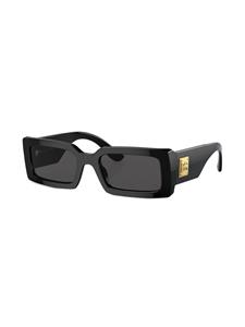 Dolce & Gabbana Eyewear Zonnebril met rechthoekig montuur - Zwart