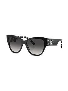Dolce & Gabbana Eyewear Zonnebril met cat-eye montuur - Zwart
