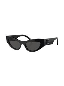 Dolce & Gabbana Eyewear Zonnebril met ovalen montuur - Zwart