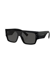 Dolce & Gabbana Eyewear Zonnebril met rechthoekig montuur - Zwart