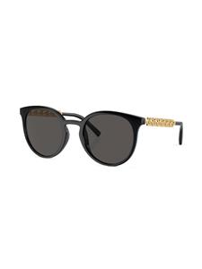 Dolce & Gabbana Eyewear Zonnebril met rond montuur - Zwart