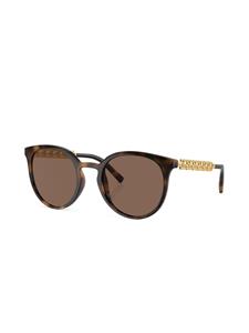 Dolce & Gabbana Eyewear Zonnebril met rond montuur - Bruin