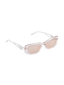 Prada Eyewear Symbole zonnebril met doorzichtig montuur - Beige