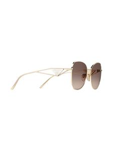 Prada Eyewear Zonnebril met oversized montuur - Goud