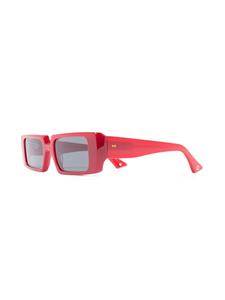 G.O.D Eyewear Zonnebril met vierkant montuur - Rood