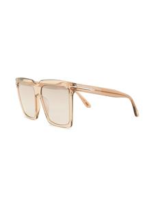 TOM FORD Eyewear Sabrina zonnebril met vierkant montuur - Bruin
