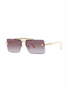Versace Eyewear Zonnebril met logoplakkaat - Roze