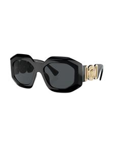 Versace Eyewear Zonnebril met geometrisch montuur - Zwart