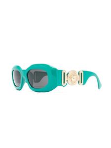 Versace Eyewear Medusa Head zonnebril met ovaal montuur - Groen
