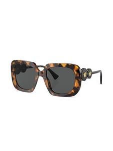 Versace Eyewear Zonnebril met vierkant montuur - Bruin