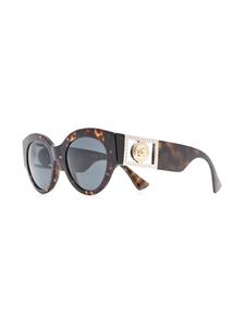 Versace Eyewear Medusa Head zonnebril met schildpadschild design - Bruin