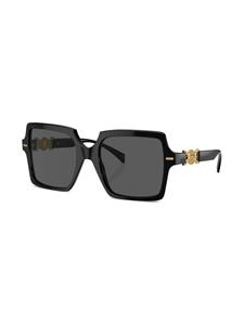 Versace Eyewear Zonnebril met oversized montuur - Zwart