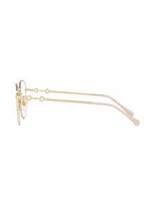 Gucci Eyewear Zonnebril met rond montuur - 2300I1 Gold