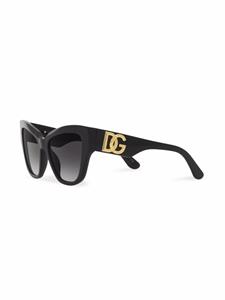 Dolce & Gabbana Eyewear DG Crossed zonnebril met logo - Grijs