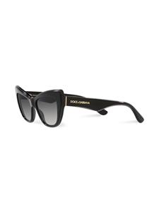 Dolce & Gabbana Eyewear Zonnebril met cat-eye montuur - Zwart