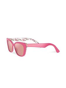 Dolce & Gabbana Eyewear Zonnebril met vierkant montuur - Roze