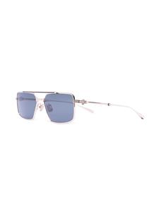 Valentino Eyewear Zonnebril met vierkant montuur - Goud