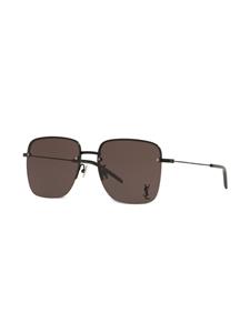 Saint Laurent Eyewear Zonnebril met vierkant montuur - Zwart