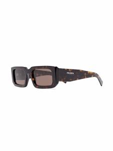 Prada Eyewear Zonnebril met schildpadschild design - Bruin
