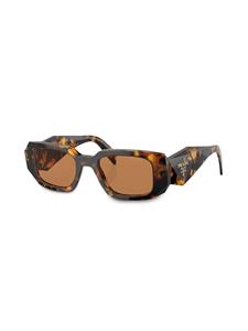 Prada Eyewear Zonnebril met vierkant montuur - Bruin
