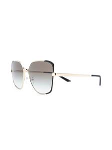 Prada Eyewear Zonnebril met oversized montuur - Zwart