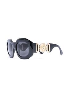Versace Eyewear Zonnebril met geometrisch montuur - Zwart