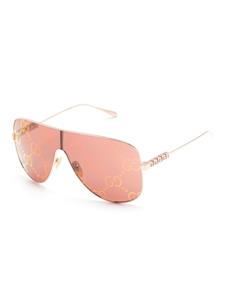 Gucci Eyewear Zonnebril met piloten montuur - Goud