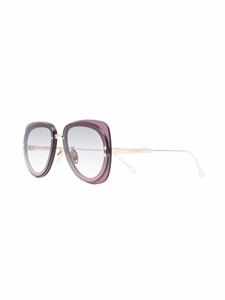 Isabel Marant Eyewear Zonnebril met vierkant montuur - Paars