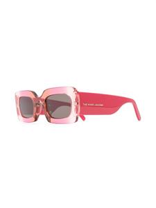Marc Jacobs Eyewear Zonnebril met vierkant montuur - Rood