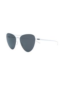 Mykita cat eye aviator sunglasses - Wit